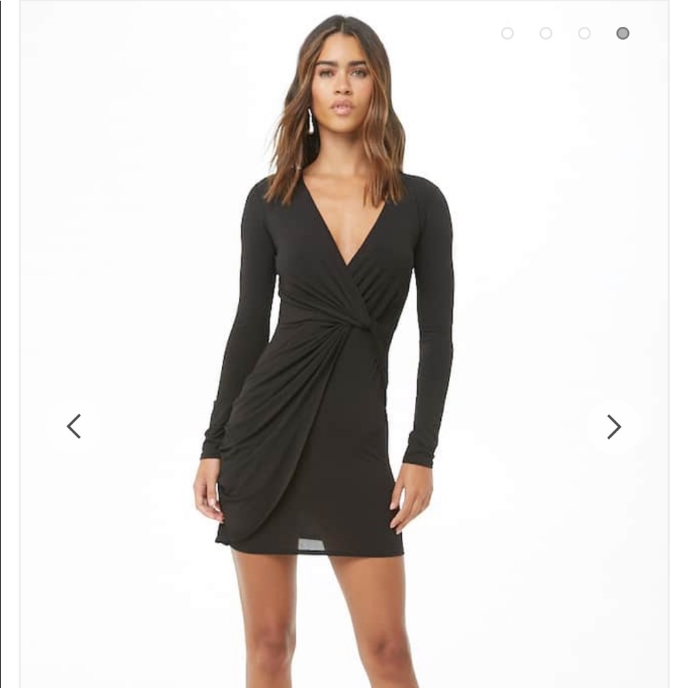 ⭐️3/$12⭐️ NWT forever 21 black twisted dress